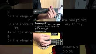 On The Wings Of Love  Jeffrey Osborne  Easy Guitar Chords Tutorial For Beginners guitarlesson [upl. by Mariska416]