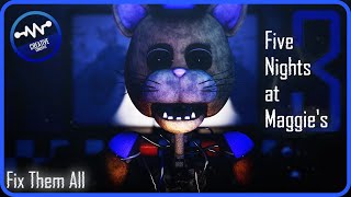 Five Nights at Maggies 3 Full Walkthrough Night 16  Extras [upl. by Oflunra]