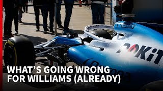 F1 testing 2019 Whats going wrong for troubled Williams [upl. by Detta183]