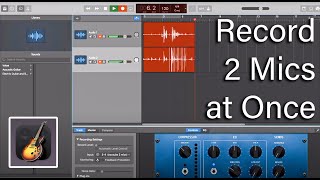 How to Record 2 Microphones in Garage Band at the same time for Podcasting 2024 Edition [upl. by Cesare]