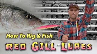 How To Rig amp Fish Red Gill Lures As A Teaser On A Dropper Loop [upl. by Castora]