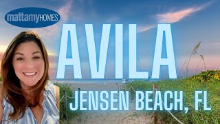 AVILA New Model Home Tour in Jensen Beach Florida from Mattamy Homes [upl. by Amaty]