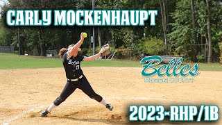 2023RHP1B Carly Mockenhaupt Softball Skills Video [upl. by Archer]