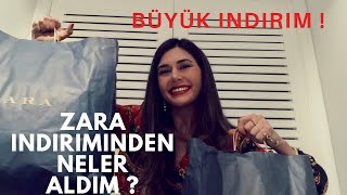 Büyük Zara İndiriminden Neler Aldım   BU VİDEOYU İZLEMEDEN ZARAYA GİTMEYİN [upl. by Griseldis]