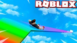 ROBLOX SLIDE 999999999 FEET CHALLENGE [upl. by Orthman763]