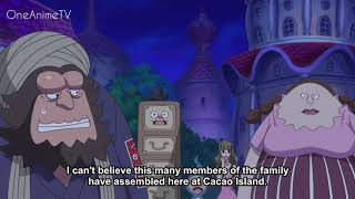 All Big Moms Daughter and Son Arrive at Cacao Island  One Piece Episode 869 [upl. by Demetre]