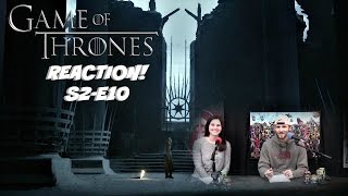 Game Of Thrones Season 2 Episode 10 REACTION quotValar Morghulisquot [upl. by Anilet436]