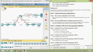 2326 Packet Tracer  Configuring PAP and CHAP Authentication [upl. by Bravar]