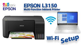 Epson L3150 WiFi AllinOne Ink Tank Printer WiFi Setup [upl. by Atilehs635]