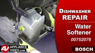 Bosch Dishwasher  Wont Drain  Water Softener Repair [upl. by Bazluke]