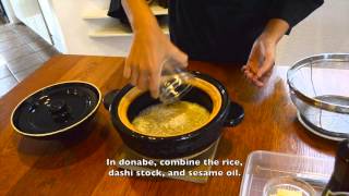 Chicken Ginger Rice  Japanese amp Donabe Cooking [upl. by Janyte]