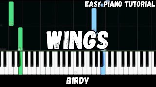 Birdy  Wings Instrumental [upl. by Nawud289]