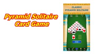 Pyramid Solitaire  Card Games Walk Through How To Play [upl. by Hulbard159]