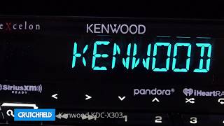 Kenwood Excelon KDCX303 Display and Controls Demo  Crutchfield Video [upl. by Snej]