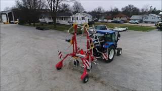 Pottinger 680T Trailed Tedder [upl. by Hceicjow663]