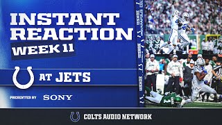 Anthony Richardson leads Colts past Jets in Week 11 Instant Reaction [upl. by Latyrc201]