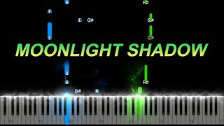 Mike Oldfield ft Maggie Reilly  Moonlight Shadow Piano Tutorial [upl. by Nochur]