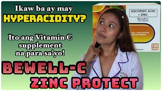 BEWELL C WITH ZINC  BEWELL C ZINC PROTECT REVIEW  NONACIDIC VITAMIN C  SODIUM ASCORBATE  ZINC [upl. by Grieve133]