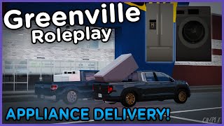 APPLIANCE DELIVERY  Greenville Roleplay ROBLOX [upl. by Arela]