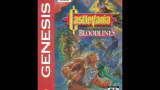 Castlevania Bloodlines Music  Iron blue intention Stage 4 [upl. by Tasia]