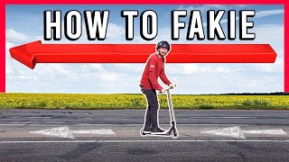 HOW TO FAKIE ON A SCOOTER [upl. by Kind]