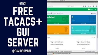 Free TACACS GUI Server Easy way to add AAA servers to your GNS3 labs Part 2 [upl. by Joby]