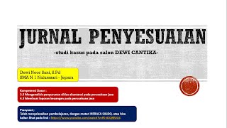 Cara Menyusun Jurnal Penyesuaian [upl. by Lilithe216]