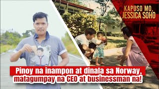 Pinoy na inampon at dinala sa Norway matagumpay na CEO at businessman  Kapuso Mo Jessica Soho [upl. by Niggem779]