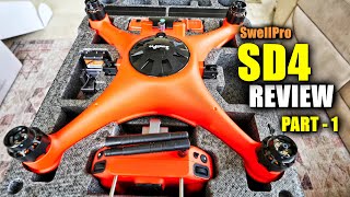 SwellPro Waterproof SplashDrone 4 Review  Part 1 InDepth  Unboxing Inspection amp Setup [upl. by Bowerman192]