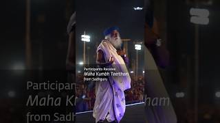 Participants Receive Mahakumbh Teertham from Sadhguru [upl. by Aon]