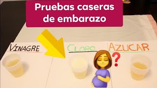 PRUEBAS CASERAS DE EMBARAZO👶Si funcionan 🤰❓ [upl. by Aikemahs375]