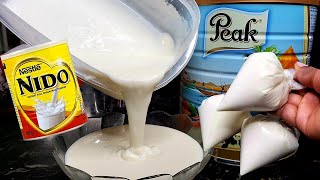 How to make JUST 2 Ingredients Homemade Yogurt with POWDER MILK  Cameroon Kossam Yogurt [upl. by Lacim659]