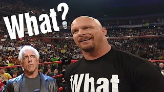 Stone Cold Calls Out Ric Flair What 4292002 [upl. by Iramohs]