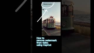 How to Remove Watermark from Video Using CapCut Shorts [upl. by Hairahs166]