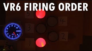 Audiovisual demonstration of VW VR6 engine firing order [upl. by Opiak]