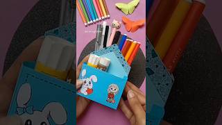 Reuse Colgate toothpaste box diy penstand storagebox [upl. by Uella344]