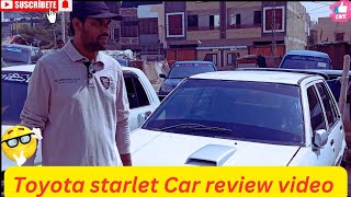 Toyota starlet Car review  Toyota starlet price amp model  Toyota starlet spaces feature reviews [upl. by Reginnej]