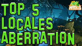 Ark Top 5 Base Locations Aberration  Ark Survival Evolved [upl. by Eelatan]