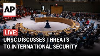 LIVE UN Security Council meets to discuss threats to international security [upl. by Oina]