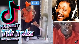 Reacting To The FUNNIEST TikToks Try Not To Laugh Tik Tok 1 [upl. by Colbye247]