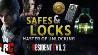 Resident evil 2 remake all safe code combination With claire [upl. by Marcella]