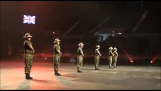 British Gurkha Army khukuri Dance in US Virginia [upl. by Aicerg]