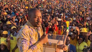 Nelson Chamisa speech at Citizens Coalition for Change CCC Zvishavane Rally  Zimbabwe [upl. by Eisler]