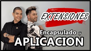 EXTENSIONES de cabello  Aplicación y Encapsulado  con Daniel Sandoval [upl. by Lseil]