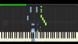 Andres Calamaro Flaca Piano Cover Midi tutorial Sheet app Karaoke [upl. by Redlac]