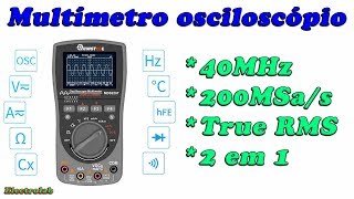 Multímetro Osciloscópio 40MHz Mustool MDS8207 [upl. by Ajuna]