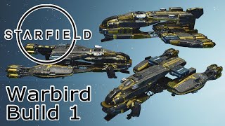 Starfield 20 Romulan Warbird Inspired Starship Build [upl. by Colbye]