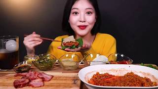 EAT WITH BOKI  ONE BIG BITE  KOREAN NOODLES MUKBANG COMPILATION [upl. by Phebe479]