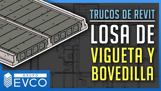 COMO HACER UNA LOSA DE VIGUETA Y BOVEDILLA EN REVIT [upl. by Shaff]