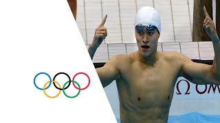 Sun Yang 400m Freestyle  New Olympic Record  London 2012 Olympics [upl. by Dnomyad230]